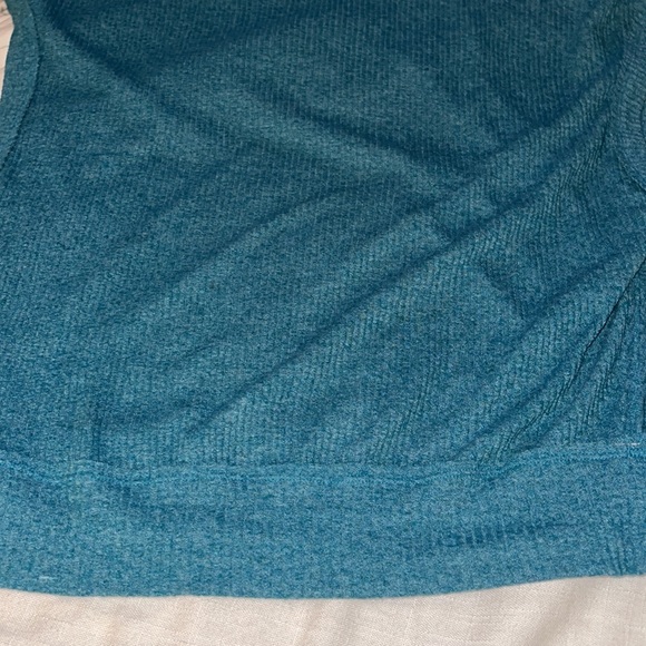 Free People // We The Free Madeline Ribbed Blue Top NWOT🌛 - Picture 7 of 10